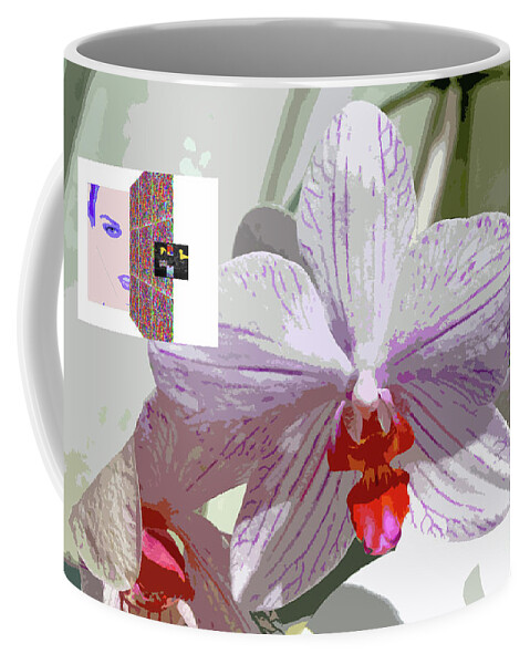  Coffee Mug featuring the digital art 2-1-2057b by Walter Paul Bebirian