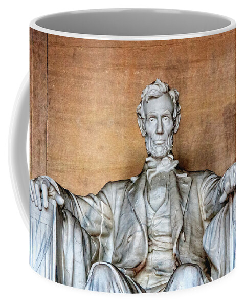 Abraham Lincoln Coffee Mug featuring the photograph Abraham Lincoln by Christopher Holmes