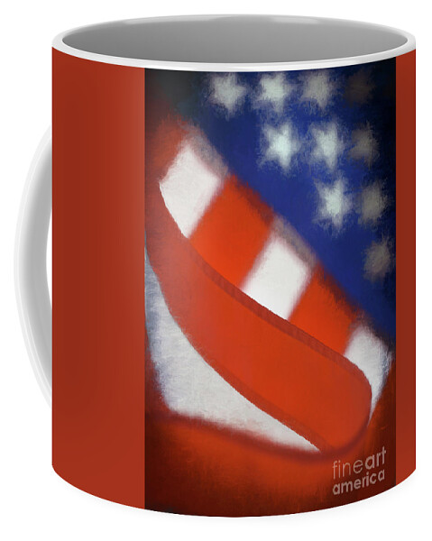 Flag Coffee Mug featuring the photograph American Flag by George Robinson