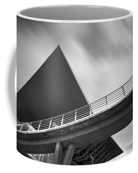 Architecture Coffee Mug featuring the photograph Architectural details of modern buildings. #3 by Michalakis Ppalis