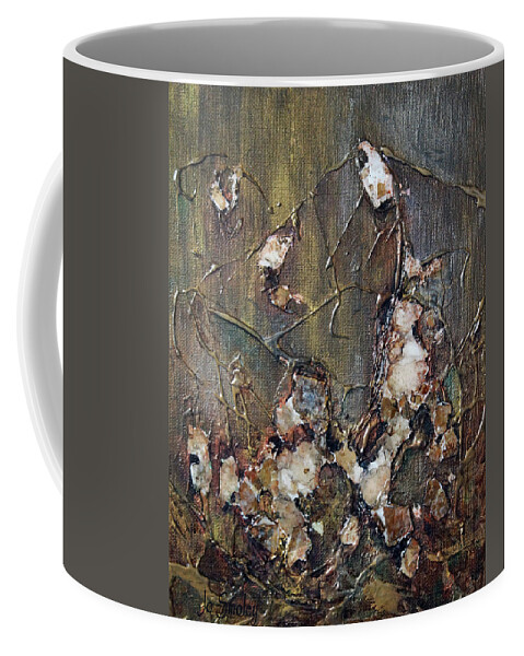 Landscape Coffee Mug featuring the painting Autumn Leaves by Jo Smoley