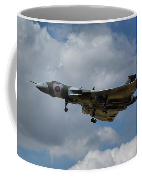 Avro Coffee Mug featuring the photograph Avro Vulcan B2 XH558 #2 by Tim Beach