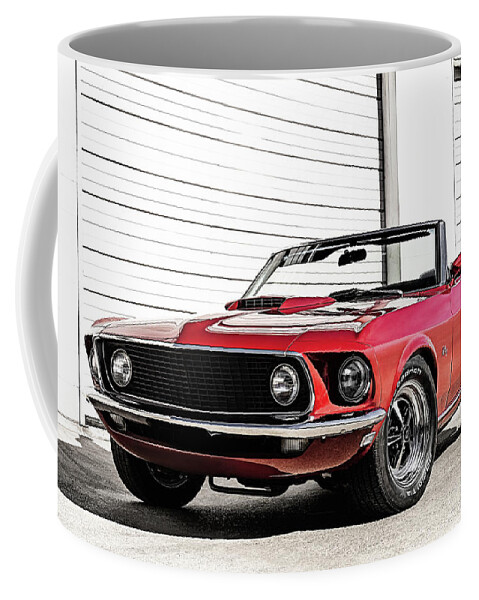 Classic Coffee Mug featuring the digital art Back at the Corral #2 by Douglas Pittman