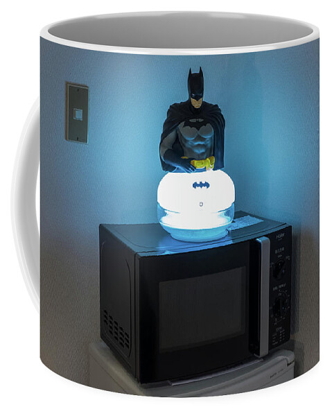 Batman Coffee Mug featuring the photograph Batman #2 by Jackie Russo