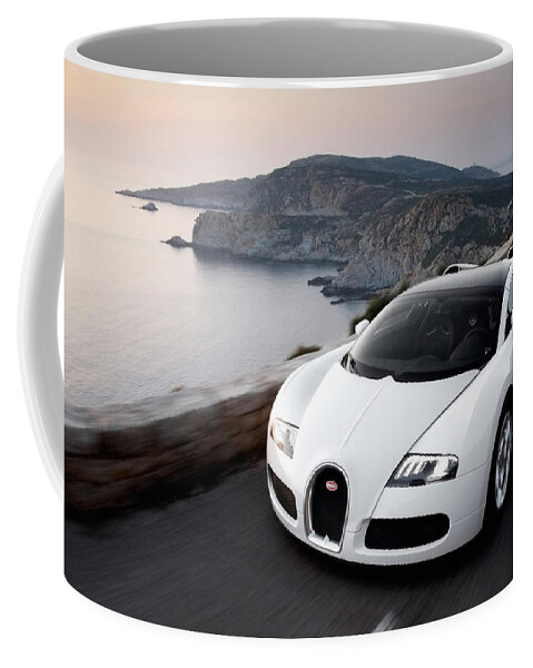 Bugatti Coffee Mug featuring the photograph Bugatti #2 by Jackie Russo