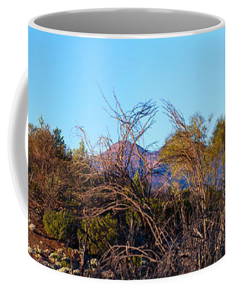 Bunyeroo Valley Wilpena Pound St Mary Peak Lookout Outback Landscape Landscapes Flinders Ranges South Australia Coffee Mug featuring the photograph Bunyeroo Valley #2 by Bill Robinson