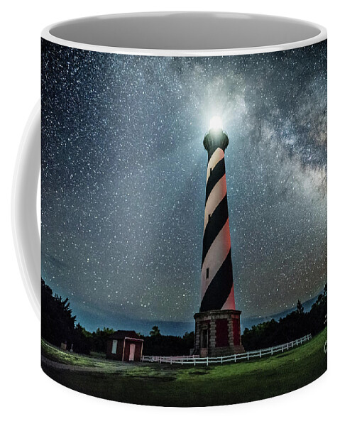 Cape Hatteras Light House Coffee Mug featuring the photograph Cape Hatteras Light House #2 by Robert Loe