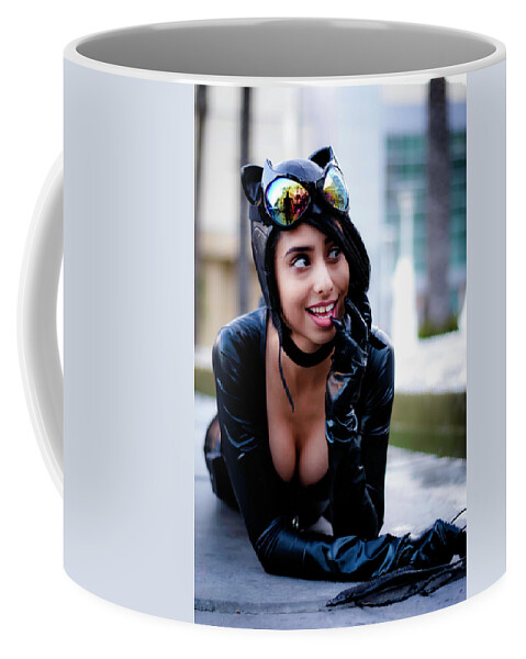 Cosplay Coffee Mug featuring the photograph Catwoman by Joe Torres