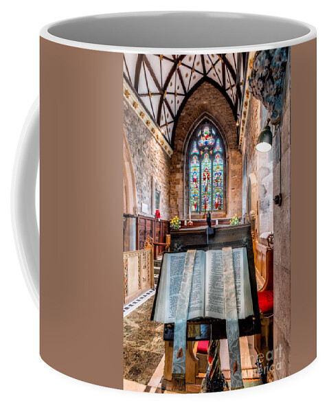 Church Interior Coffee Mug featuring the photograph Church Interior #3 by Adrian Evans