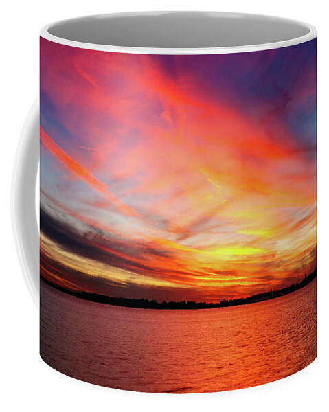 Horizontal Coffee Mug featuring the photograph Colorful Sunset #2 by Doug Long