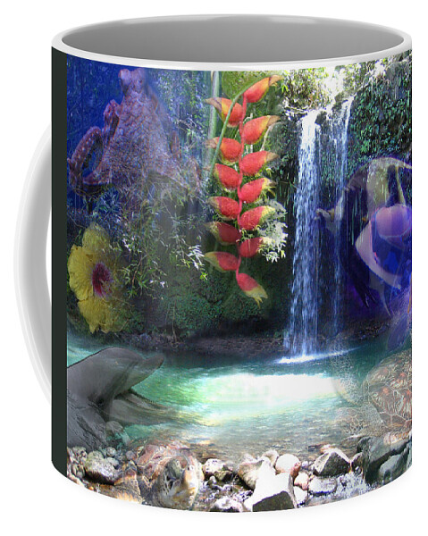 Waterfall Coffee Mug featuring the photograph Favorite Things #2 by Angie Hamlin