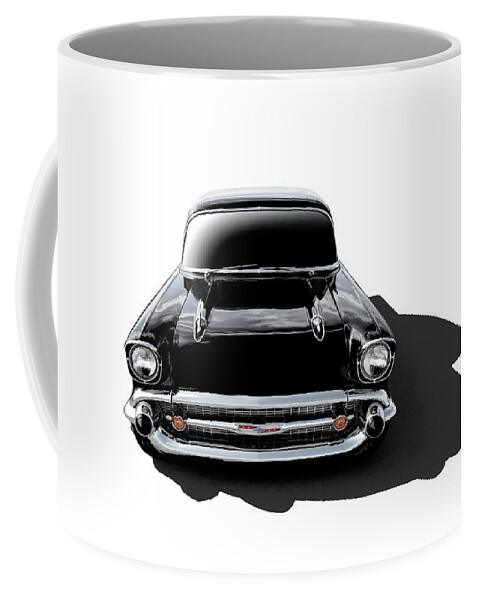 57 Chevy Coffee Mug featuring the digital art Fifty-Seven by Douglas Pittman