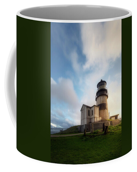 Lighthouse Coffee Mug featuring the photograph First Light #2 by Ryan Manuel