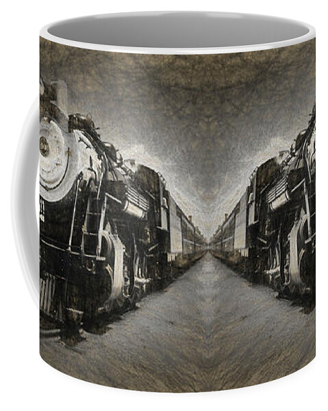 Railroad Coffee Mug featuring the photograph From out of the Past #3 by Paul W Faust - Impressions of Light