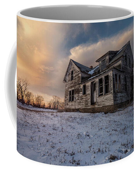 Sky Coffee Mug featuring the photograph Frozen and Forgotten #2 by Aaron J Groen
