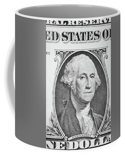 George Washington Coffee Mug featuring the photograph George Washington #2 by Les Cunliffe