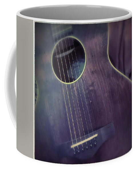 Guitar Coffee Mug featuring the photograph Guitar #2 by Anne Thurston