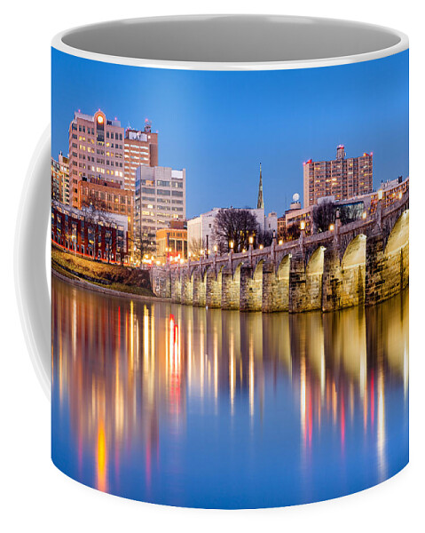 America Coffee Mug featuring the photograph Harrisburg, Pennsylvania #2 by Mihai Andritoiu