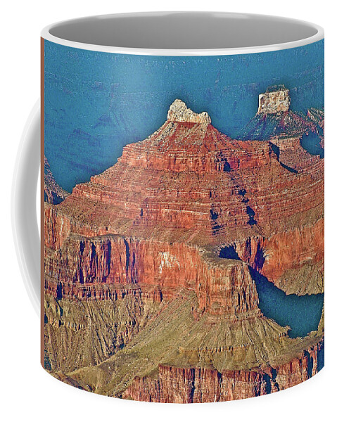 Hopi Point View In Grand Canyon National Park Coffee Mug featuring the photograph Hopi Point View of Grand Canyon in Grand Canyon National Park-Arizona #2 by Ruth Hager