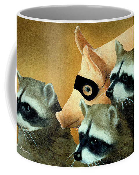 Will Bullas Coffee Mug featuring the painting Just One Of The Guys... #2 by Will Bullas