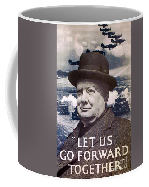 Let Us Go Forward Together Coffee Mug featuring the photograph Let Us Go Forward Together by English School