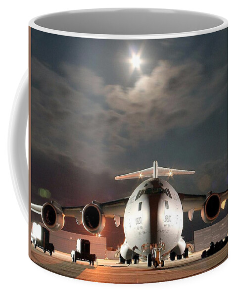 Lockheed C-130 Hercules Coffee Mug featuring the photograph Lockheed C-130 Hercules #2 by Jackie Russo