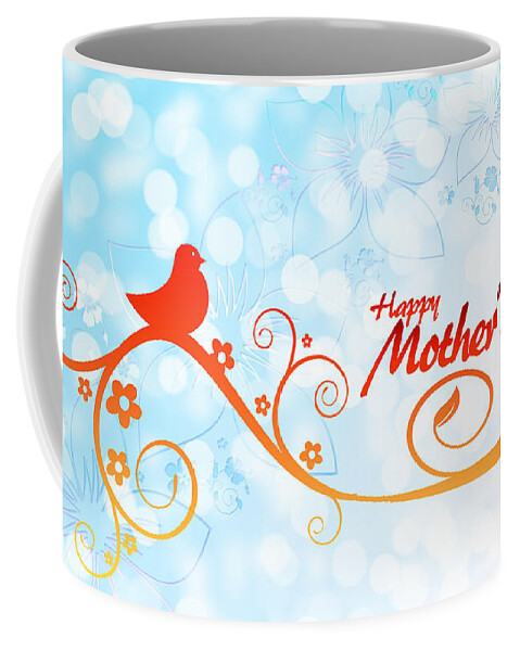 Mother's Day Coffee Mug featuring the digital art Mother's Day #2 by Maye Loeser