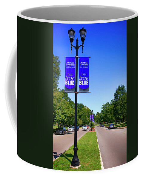 Banners Coffee Mug featuring the photograph MTSU Murfreesboro TN, USA #2 by Chris Smith