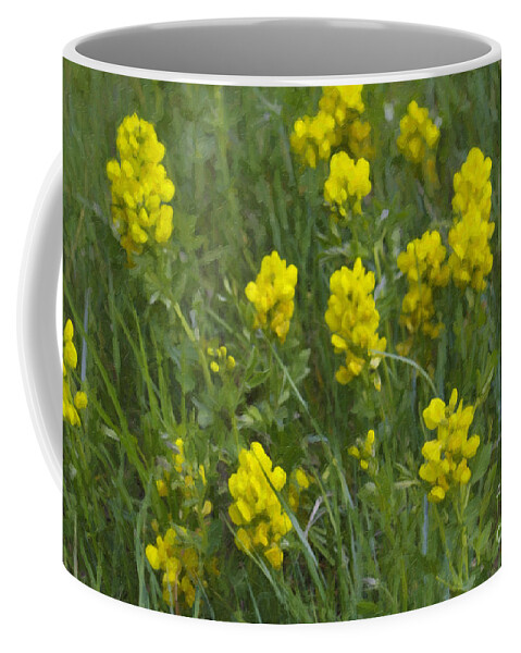 Yellow Floral Coffee Mug featuring the photograph Panorama Hills Bluffs #3 by Donna L Munro