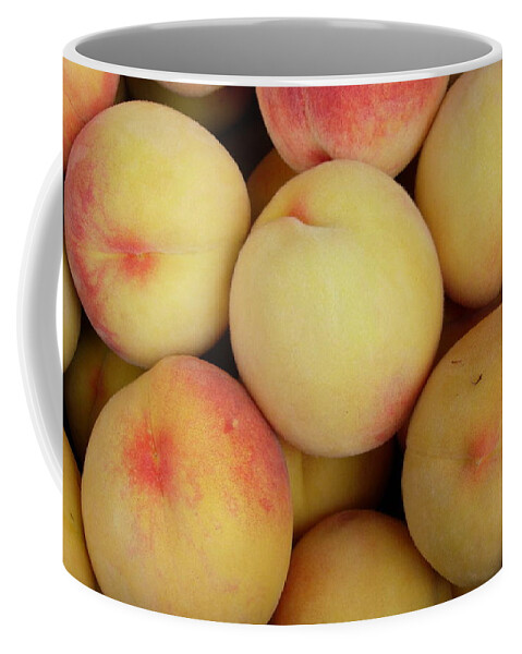 Peach Coffee Mug featuring the photograph Peach #2 by Jackie Russo