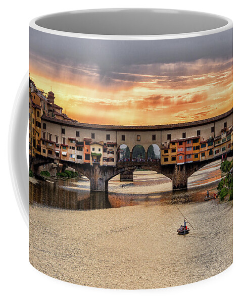 Ponte Vecchio Coffee Mug featuring the photograph Photographer #2 by Matthew Pace