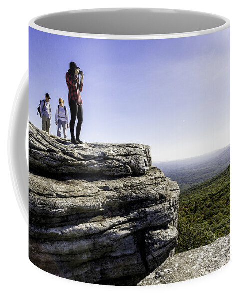 Sam's Point Coffee Mug featuring the photograph Sams Point Overlook #3 by Fran Gallogly