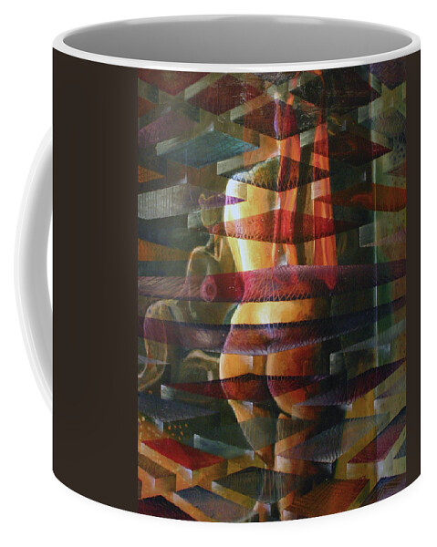 Drawing Coffee Mug featuring the painting Studio Models 2 #2 by Gideon Cohn
