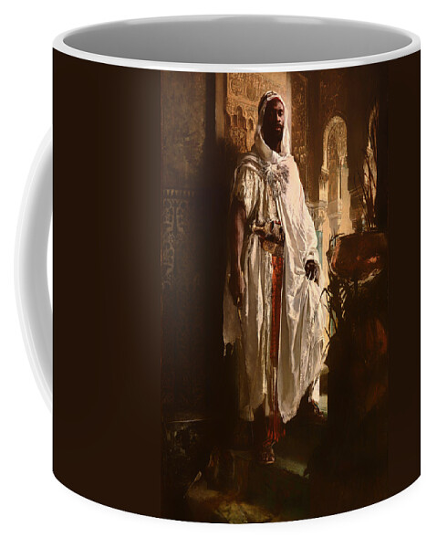 Painting Coffee Mug featuring the painting The Moorish Chief #2 by Mountain Dreams