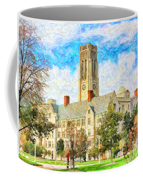 University Hall Coffee Mug featuring the photograph University Hall #2 by Jack Schultz