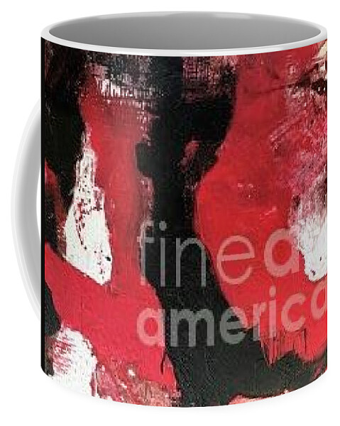 Passion Coffee Mug featuring the painting Untitled #4 by Fereshteh Stoecklein