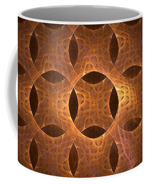 Fractal Coffee Mug featuring the digital art Fractal #20 by Maye Loeser