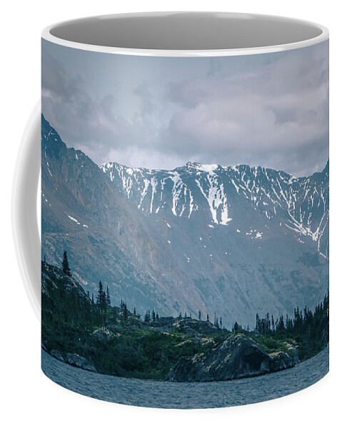 Tranquil Scene Coffee Mug featuring the photograph Rocky Mountains Nature Scenes On Alaska British Columbia Border #20 by Alex Grichenko