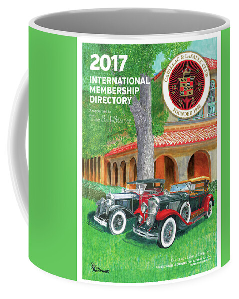Award Winning Covers Coffee Mug featuring the painting 2017 International Cover Award by Jack Pumphrey