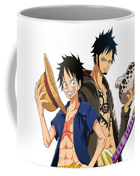 One Piece Coffee Mug featuring the digital art One Piece #21 by Super Lovely