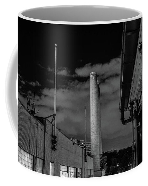 2015 Coffee Mug featuring the photograph 215th Street Smokestacks by Cole Thompson