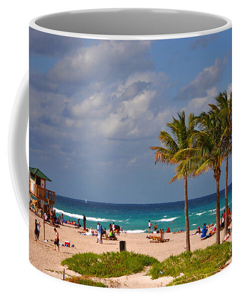 Singer Island Coffee Mug featuring the photograph 23- A Day At The Beach by Joseph Keane