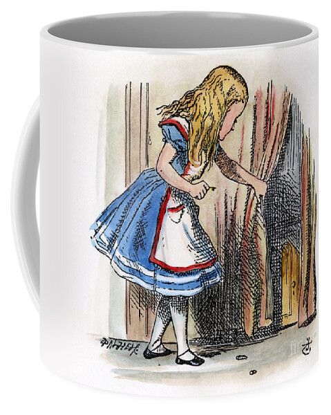 1865 Coffee Mug featuring the painting Alice In Wonderland #26 by Granger