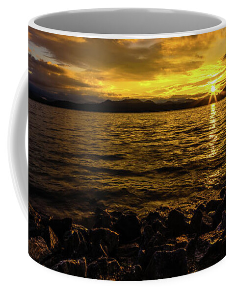 Beautiful Coffee Mug featuring the photograph Beautiful landscape scenes at lake jocassee south carolina #26 by Alex Grichenko