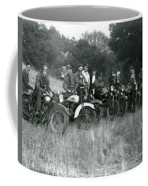 Motorcycles Coffee Mug featuring the photograph 1941 Motorcycle Vintage Series #3 by Sherry Harradence