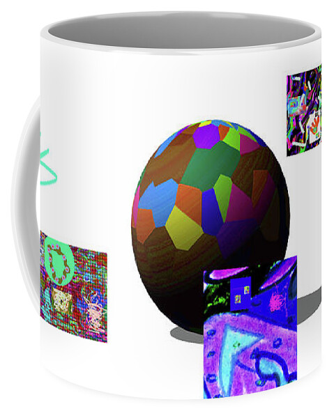Walter Paul Bebirian Coffee Mug featuring the digital art 3-23-2015dabcdefghijklm by Walter Paul Bebirian