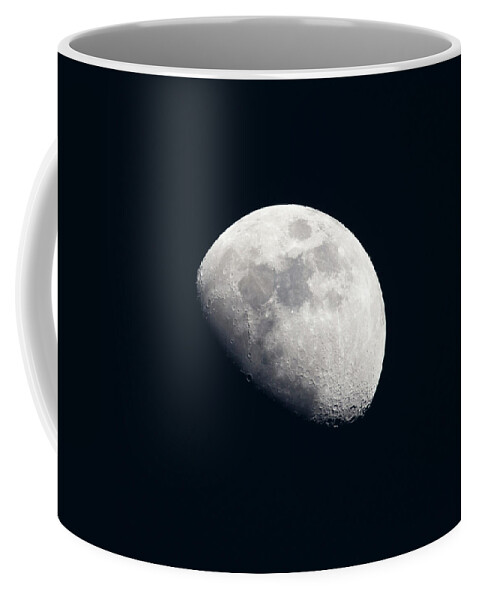 Moon Coffee Mug featuring the photograph 3/4 Time by Valerie Cason