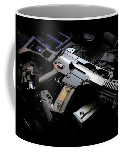 Assault Rifle Coffee Mug featuring the photograph Assault Rifle #3 by Jackie Russo