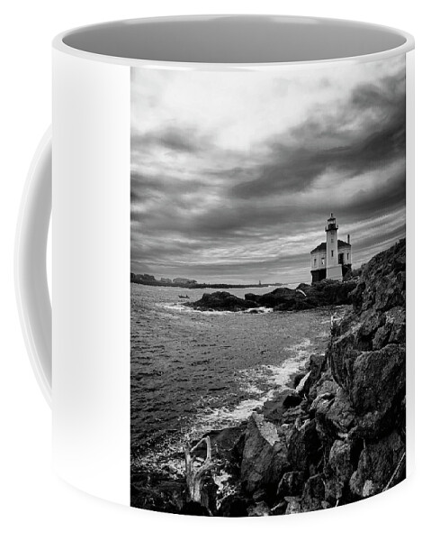 Lighthouse Coffee Mug featuring the photograph Coquille Lighthouse #2 by Steven Clark