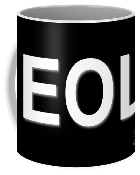 Eol Coffee Mug featuring the digital art EOL End Of Life #3 by Henrik Lehnerer